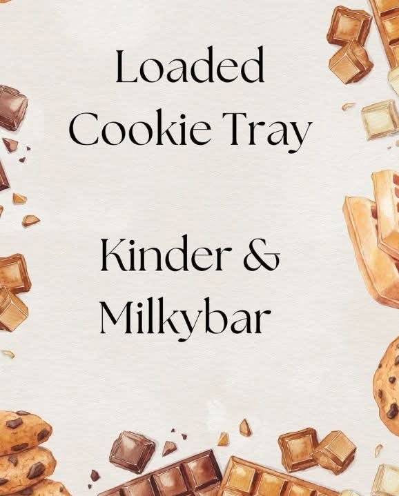 Loaded Cookies Tray