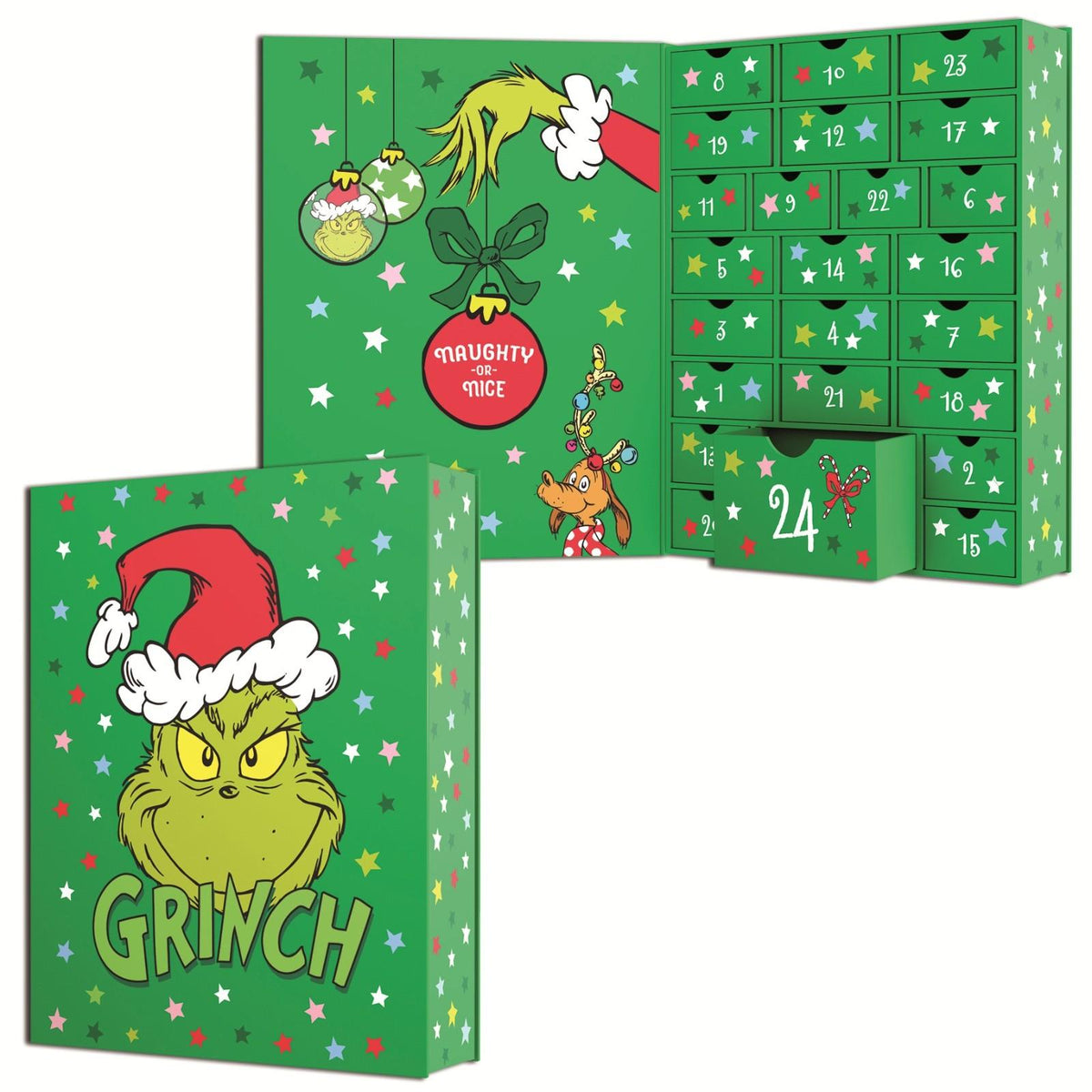 The Grinch advent calander 24 drawer fill your own