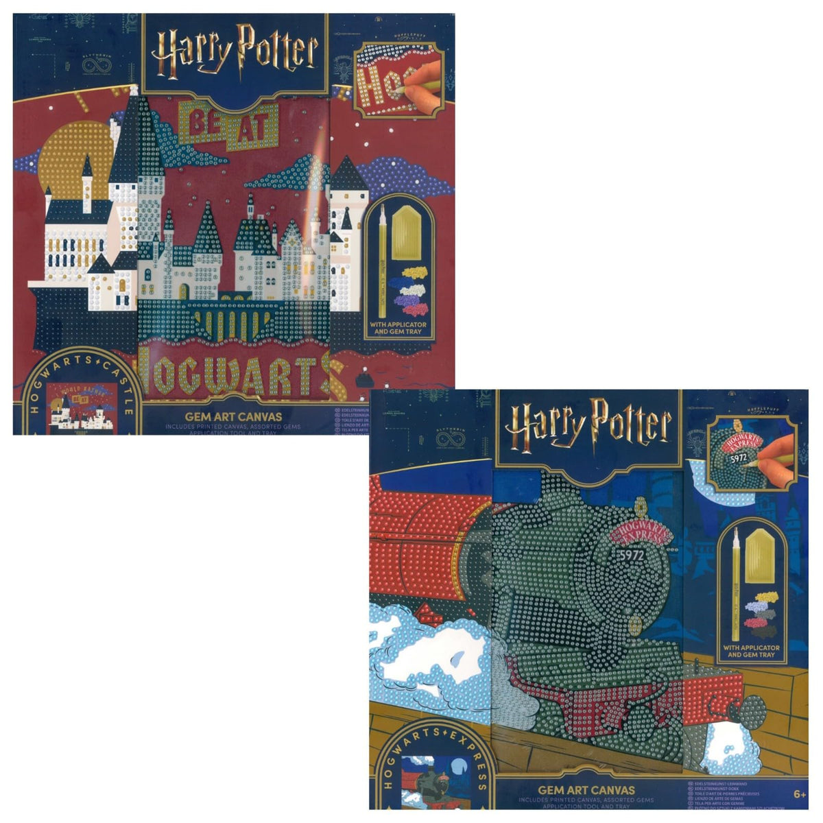 Harry Potter hogwarts express or school gem art craft set