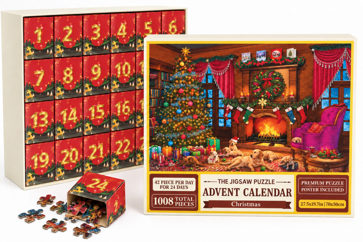 Christmas jigsaw puzzle advent calander
