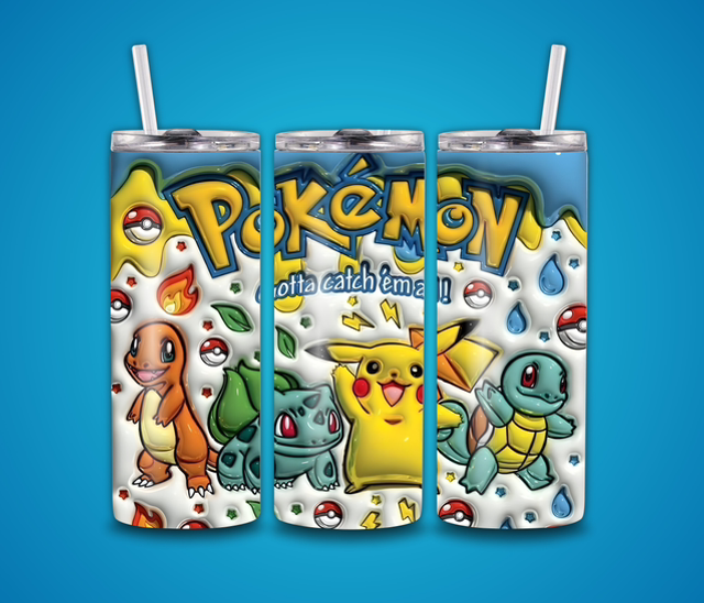 Pokémon gotta catch them all 20oz tumbler