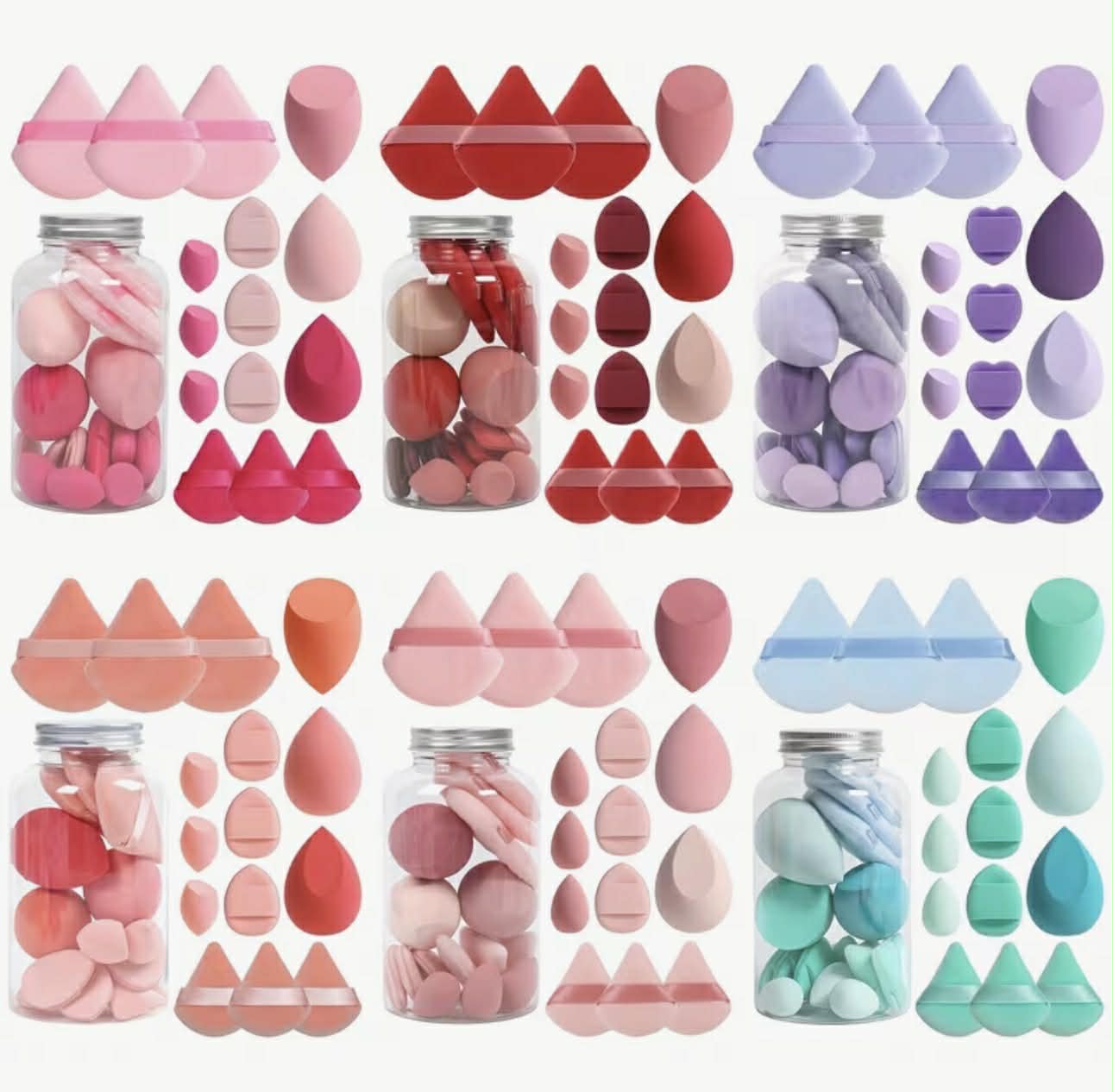 Make Up Sponges Jar