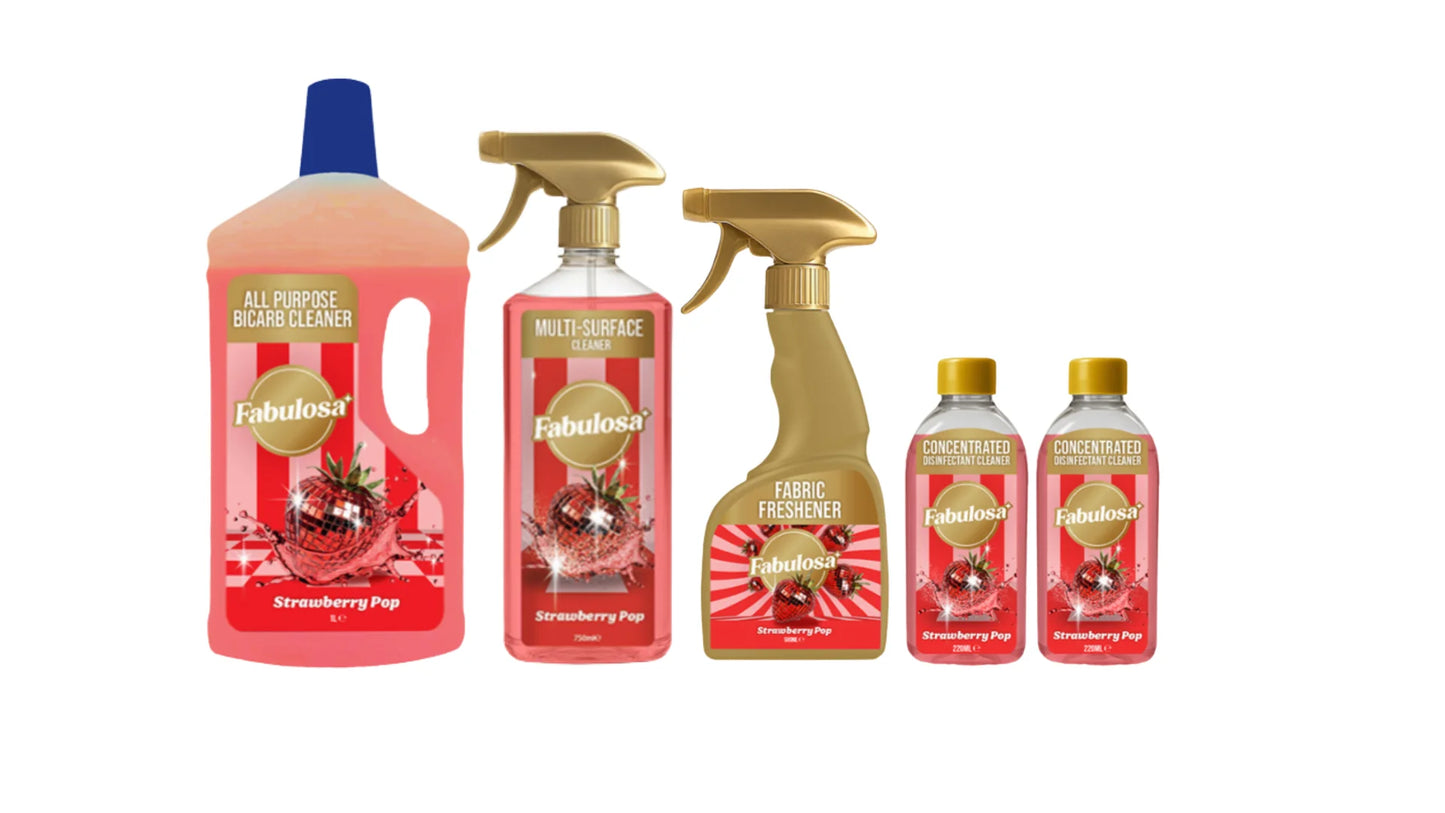 Mini Cleaning Bundle Strawberry Pop