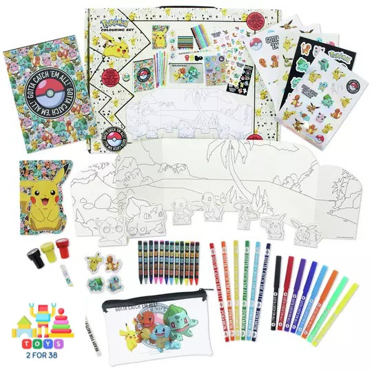 Pokemon Activity Colouring Set