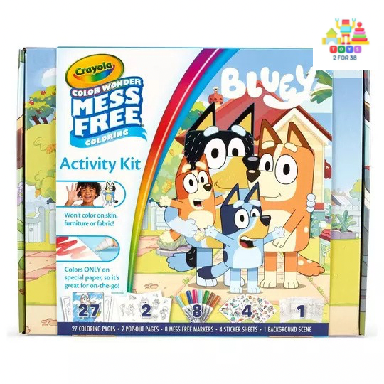 Crayola Bluey Colour Wonder Activity Set