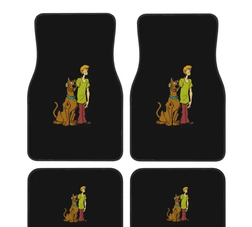 4pc Shaggy & Scooby-Doo Car Floor Mats