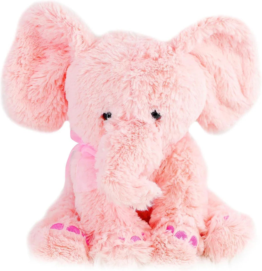 Pink Plush Elephant Soft Toy