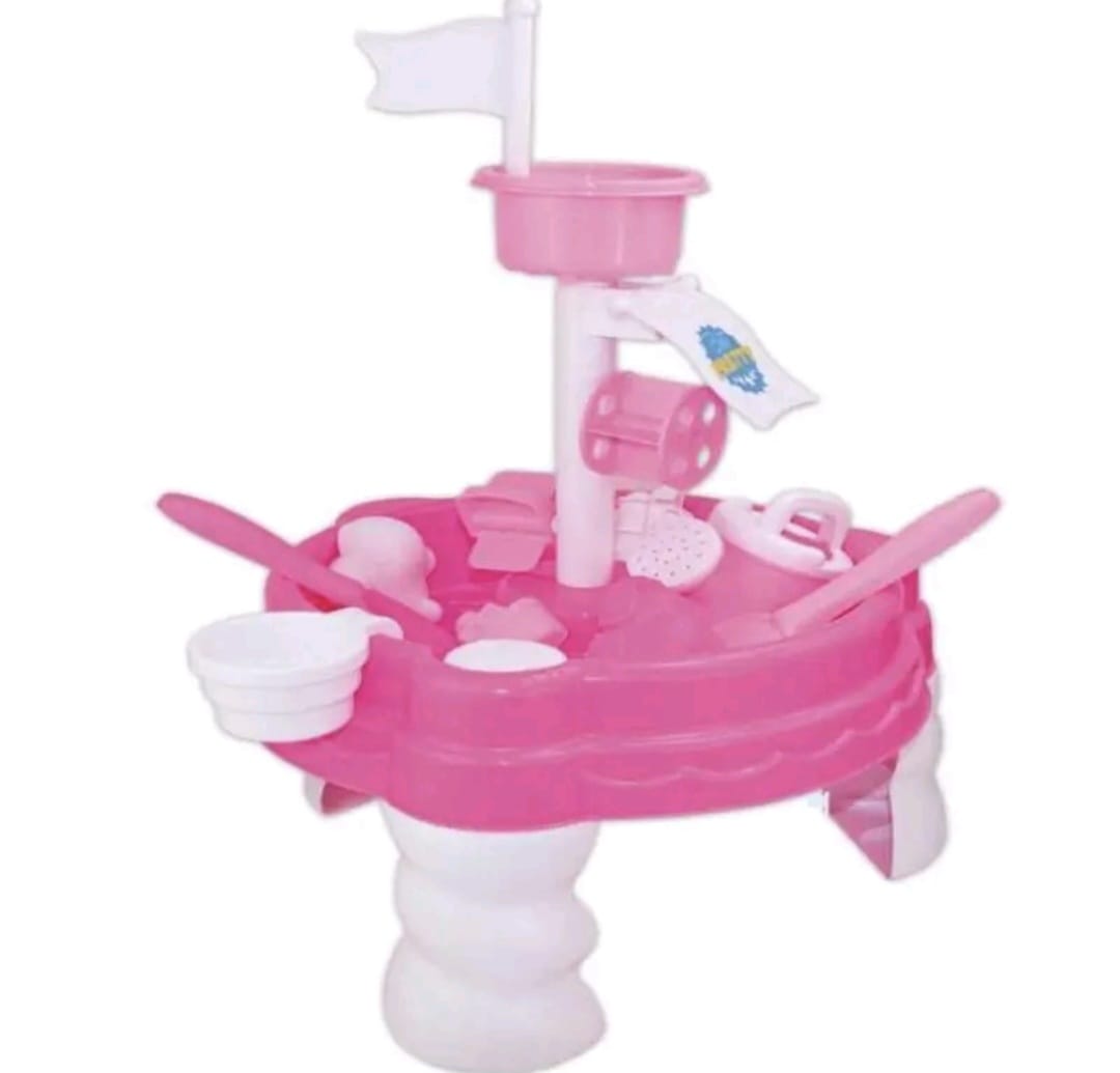 Pink Round Sand Pit & Water Table