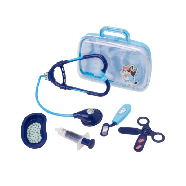 Bluey Medical Kit Kids Role Play Doctors Set In Carry Case