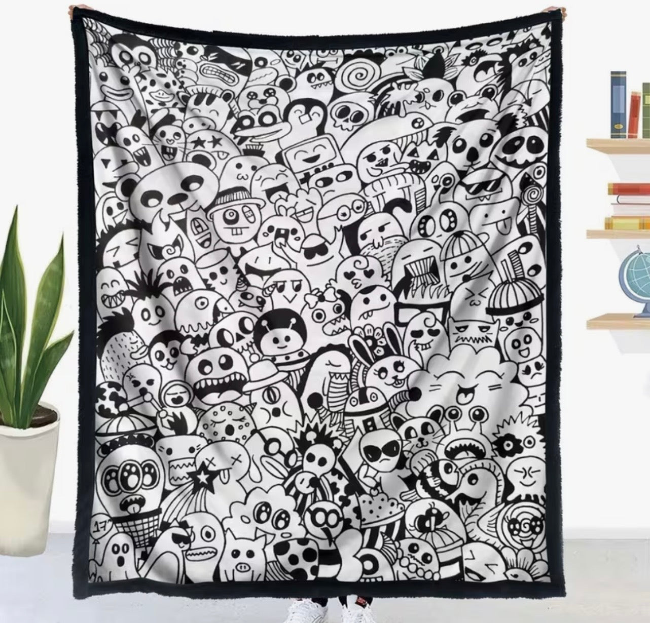 Doodle Blanket (Colouring Pens Not Included)