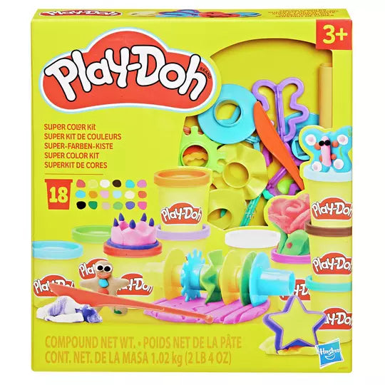 Play-Doh Super Colour Kit with 18 Tubs & 15 Accessories
