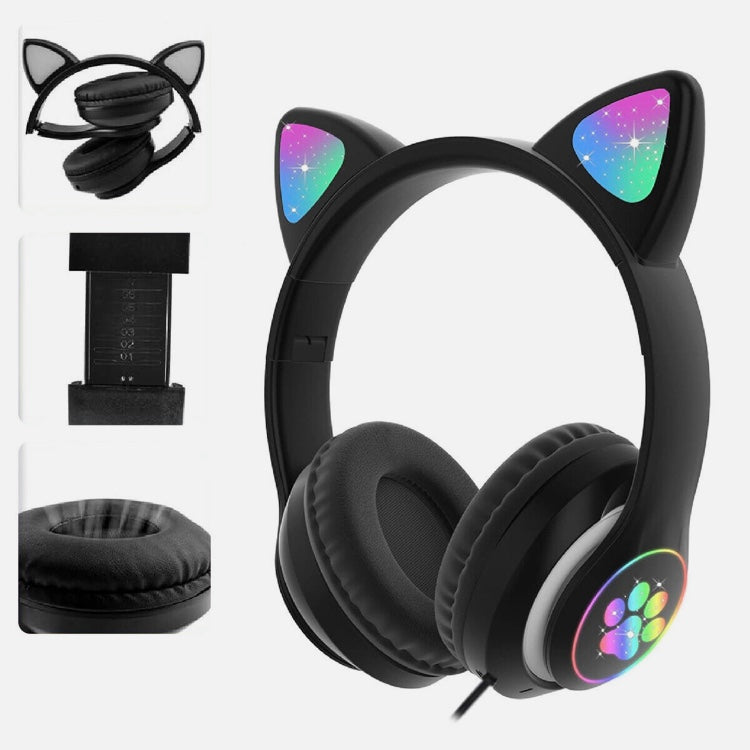 Black wireless headphones