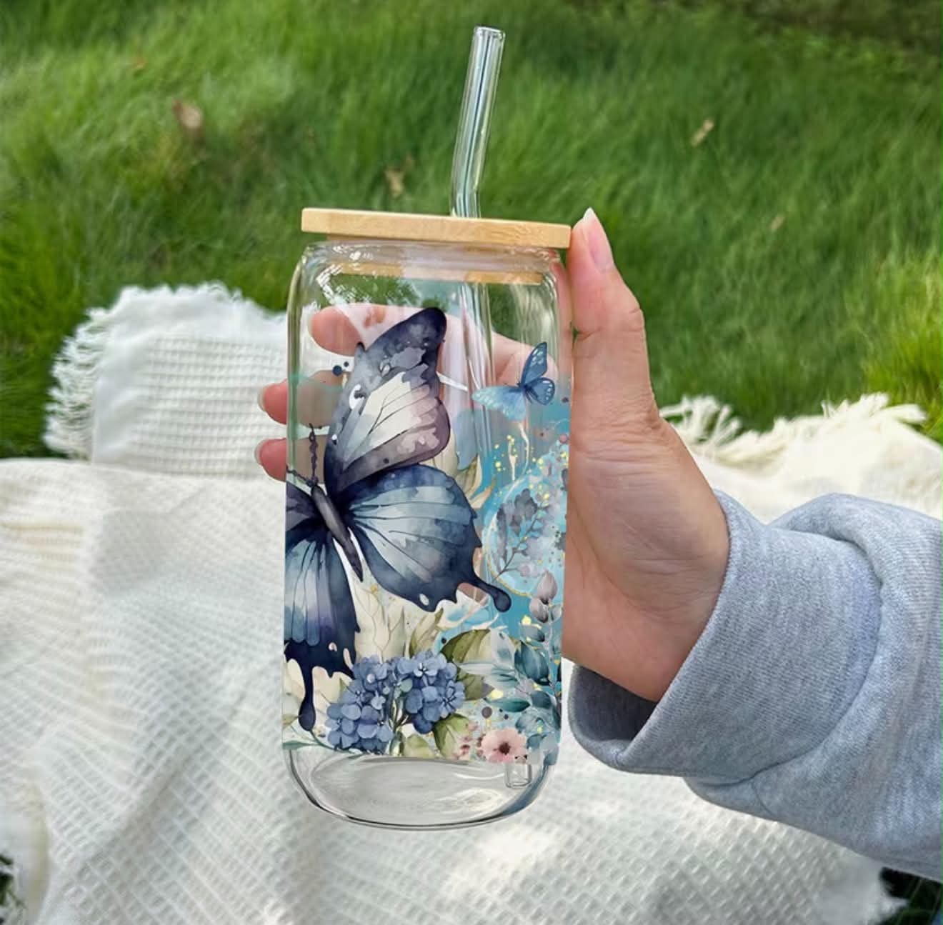 Butterfly Libby Glass