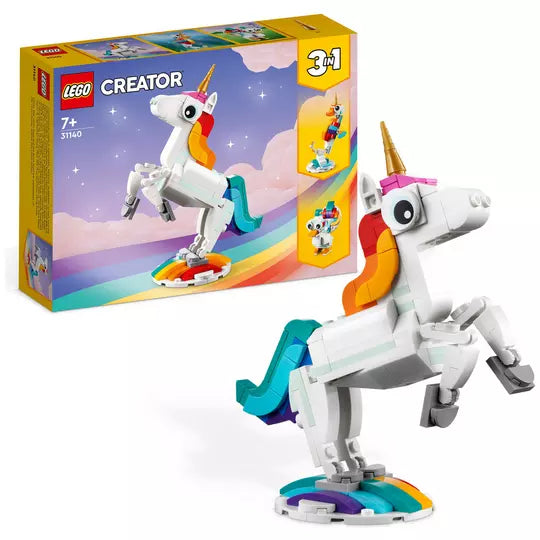 LEGO Creator 3 in 1 Magical Unicorn Toy Animal Playset