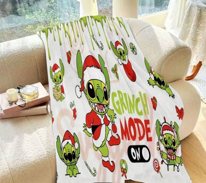 Grinch blanket