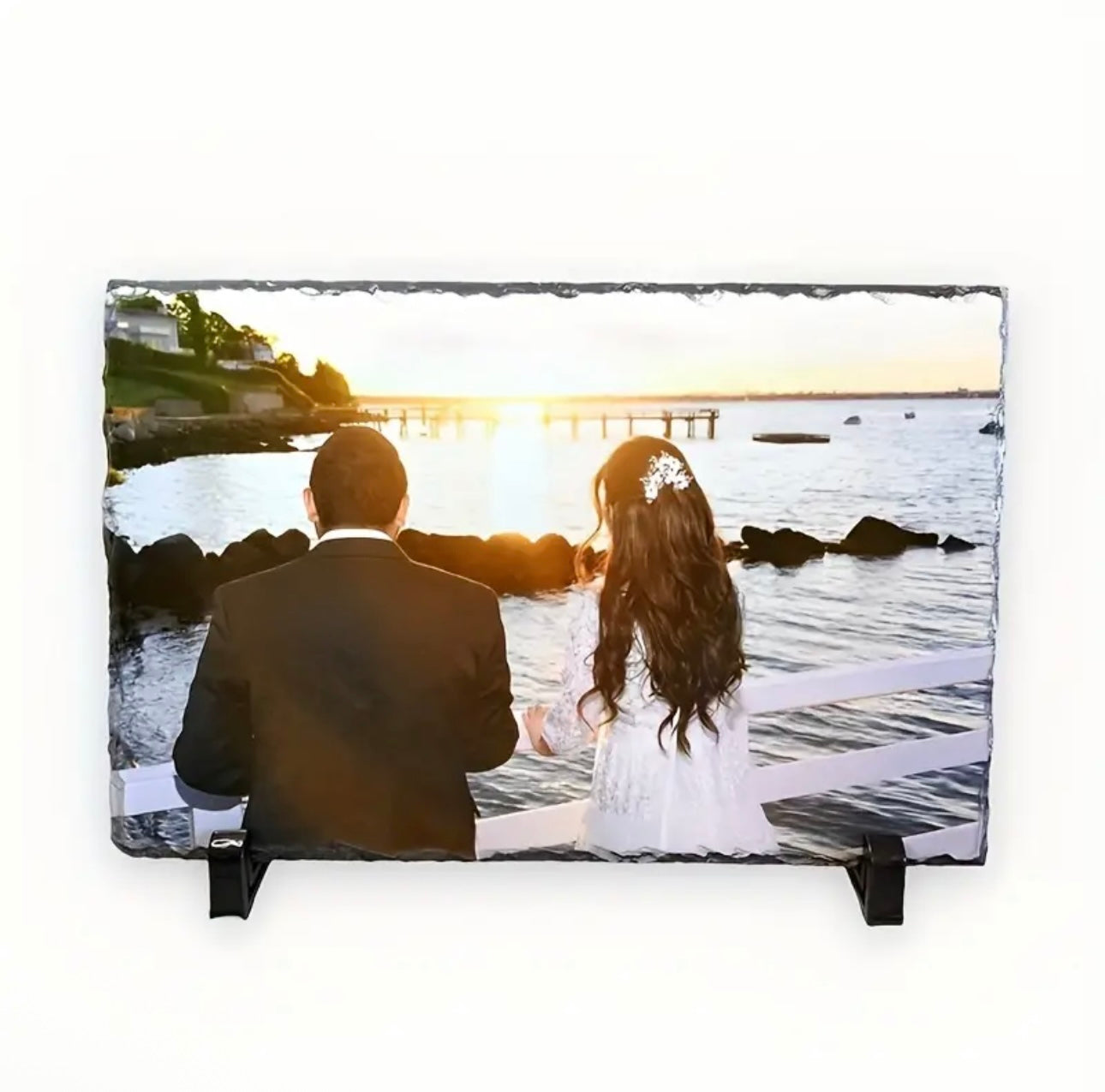 Stone SLATE Photo Frame