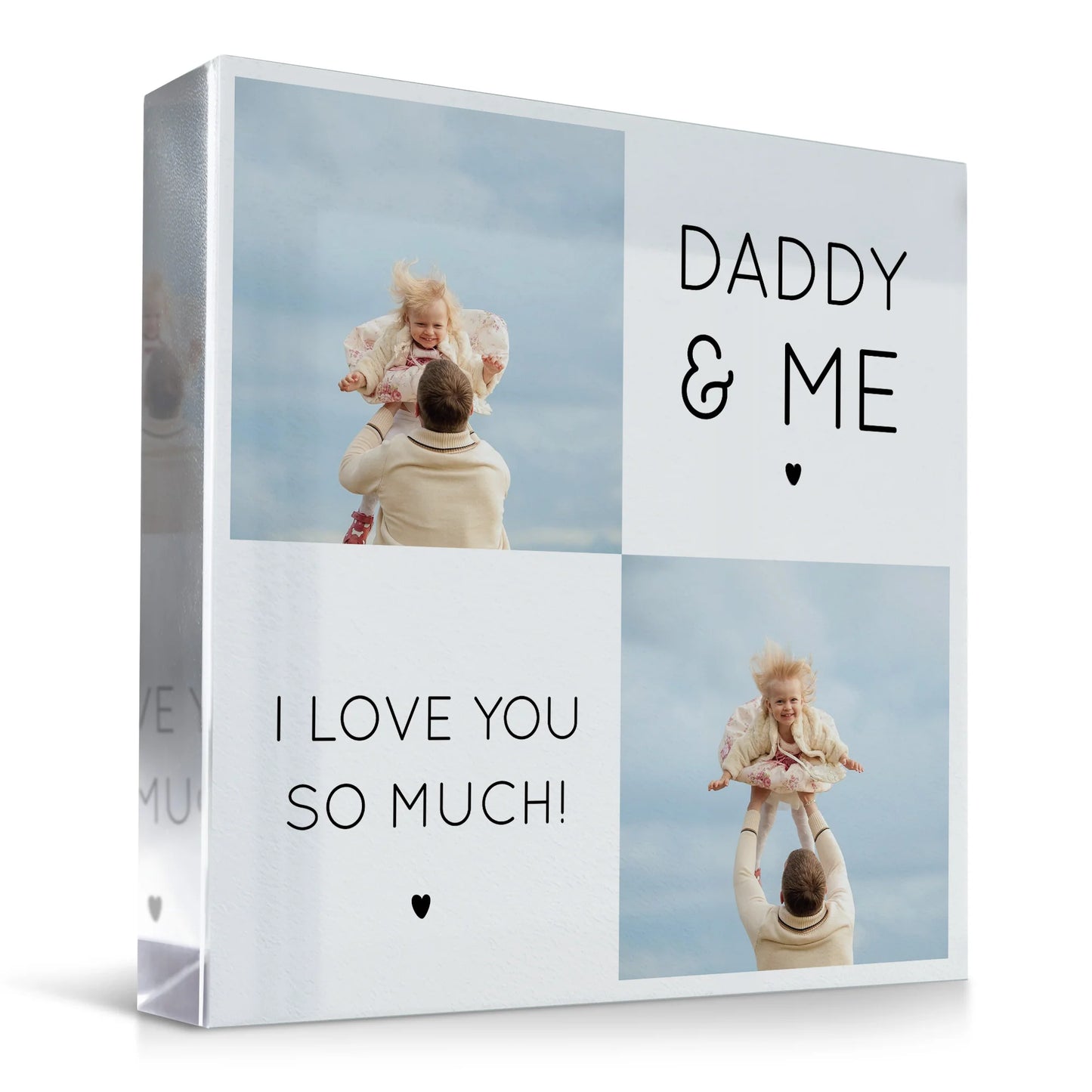 Personalised daddy and me Block