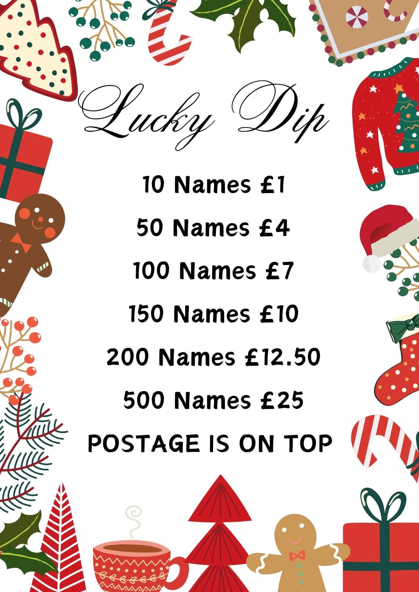 CHRISTMAS LUCKY DIP