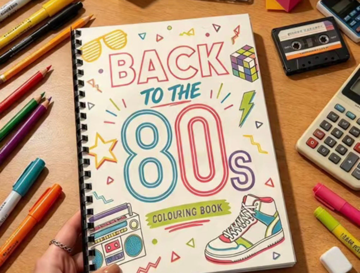 Back To The 80s Colouring Book