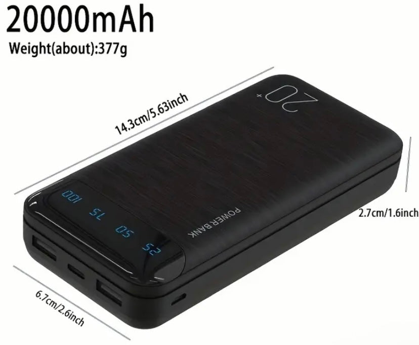 Outdoor power bank 20000mAh