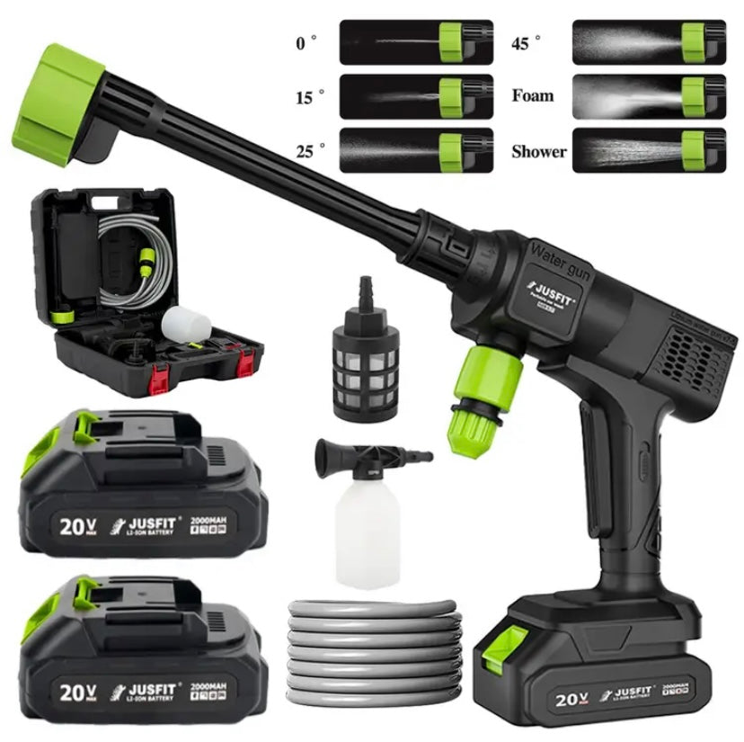 Portable Cordless High-pressure cleaner Compatible With Any Water Source