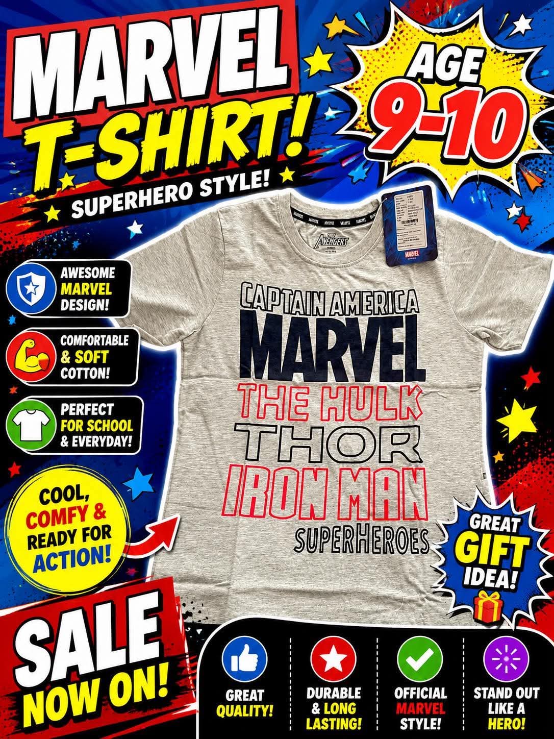 Marvel Top - Age 9-10