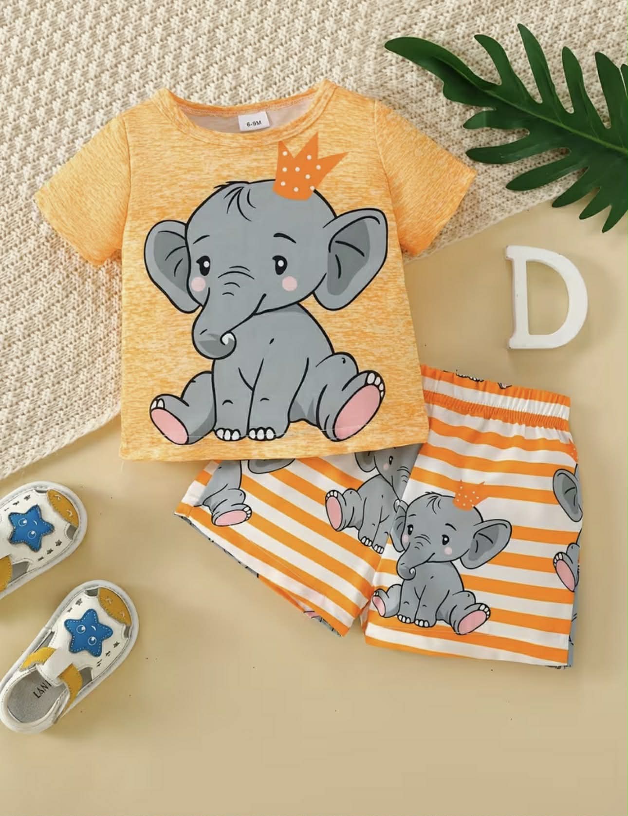 Cute Printed Elephant