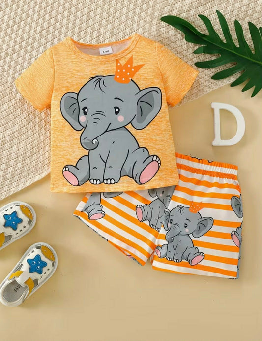 Cute Printed Elephant