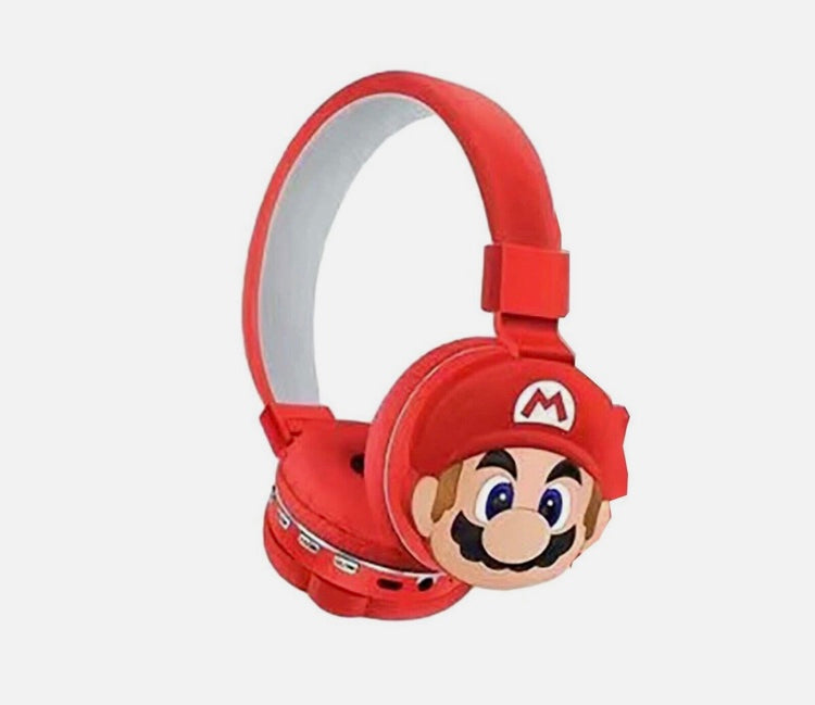 Red Mario wireless headphones