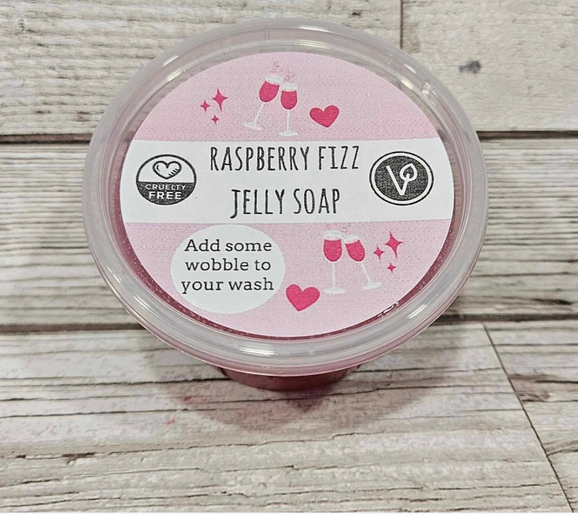 Raspberry Fizz Jelly Soap- 100g