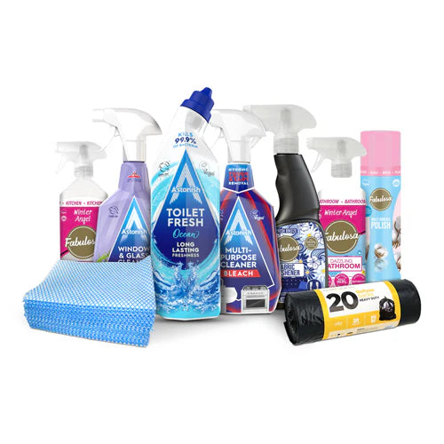 Sunday Blitz Household Cleaning Bundle 9 Piece