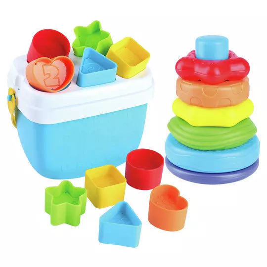 Chad Valley 19 Pieces Shape And Stack Bundle