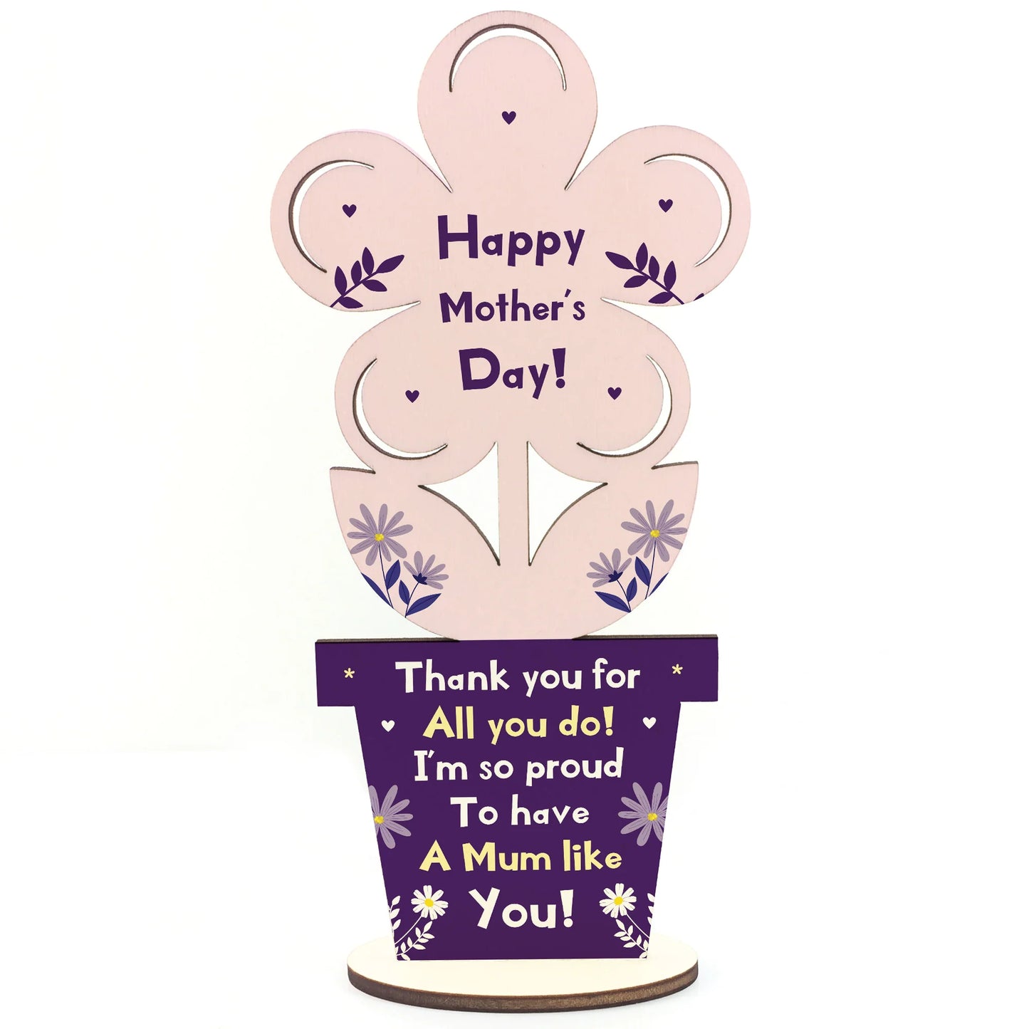 Special Mum Gift Wood Flower Mothers Day Gifts
