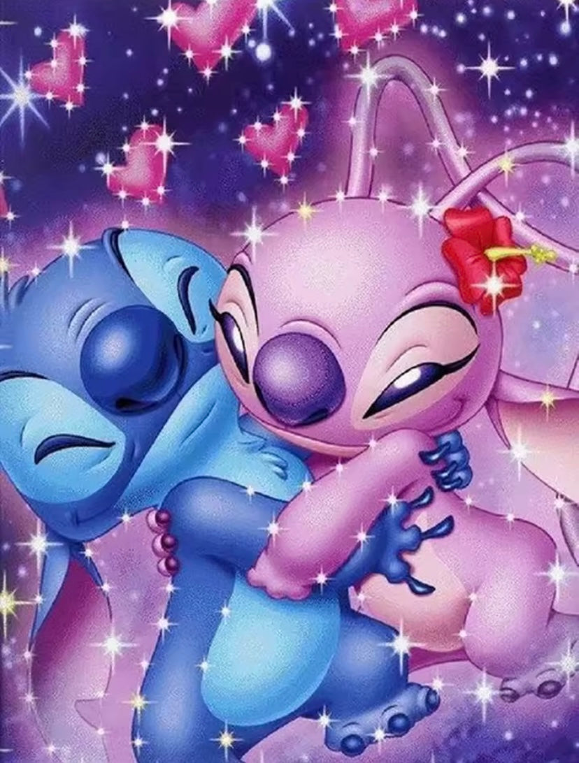 Stitch and angel Dimond art