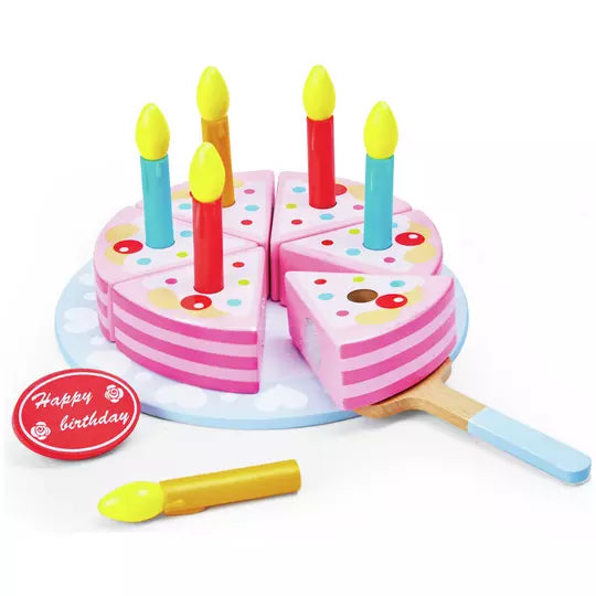 Chad Valley Wooden Birthday Cake