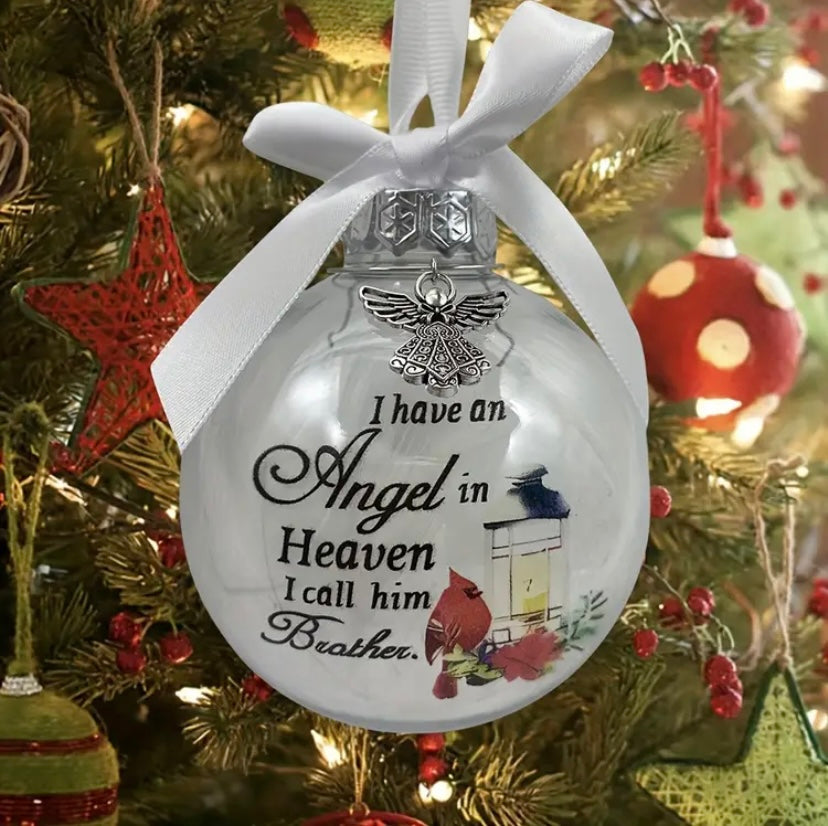 An angel in heaven bauble