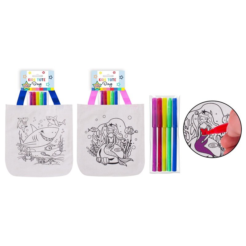 Colour Your Own Tote Bag