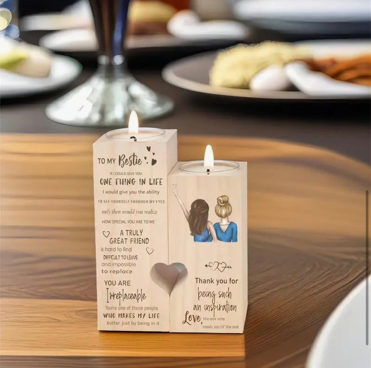 Bestie Candle Holder