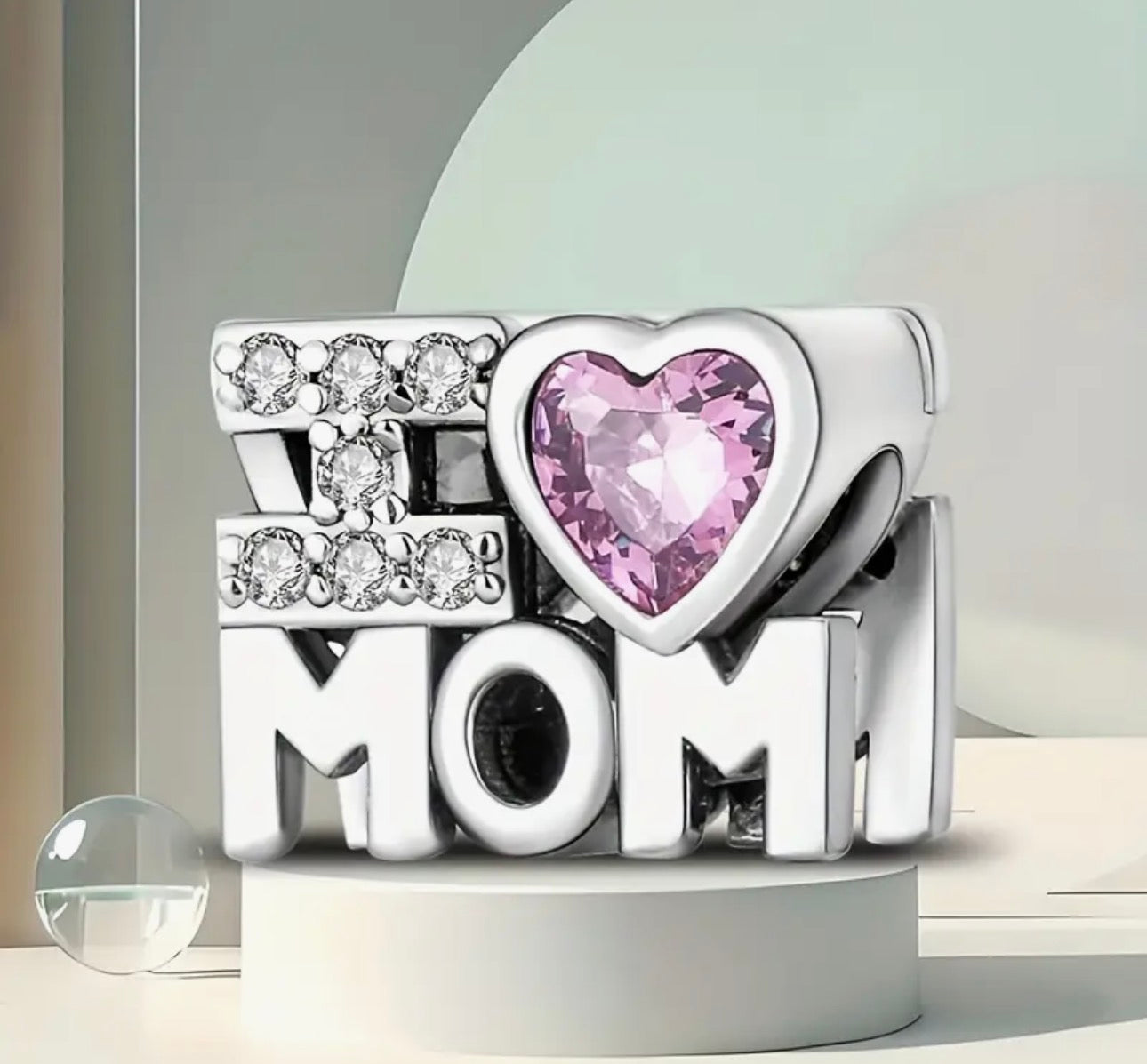 I love mom charm