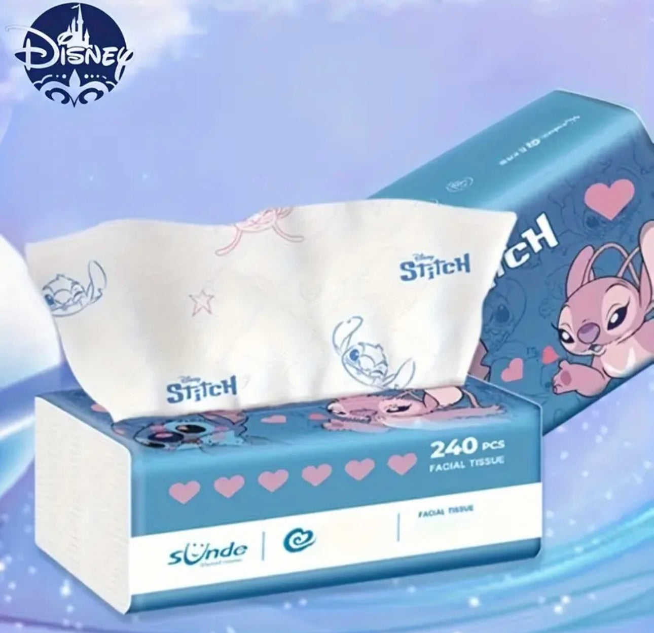 Stitch Tissue Boxes - 240 Sheets