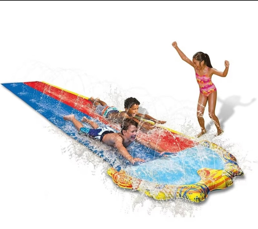 Double water slide