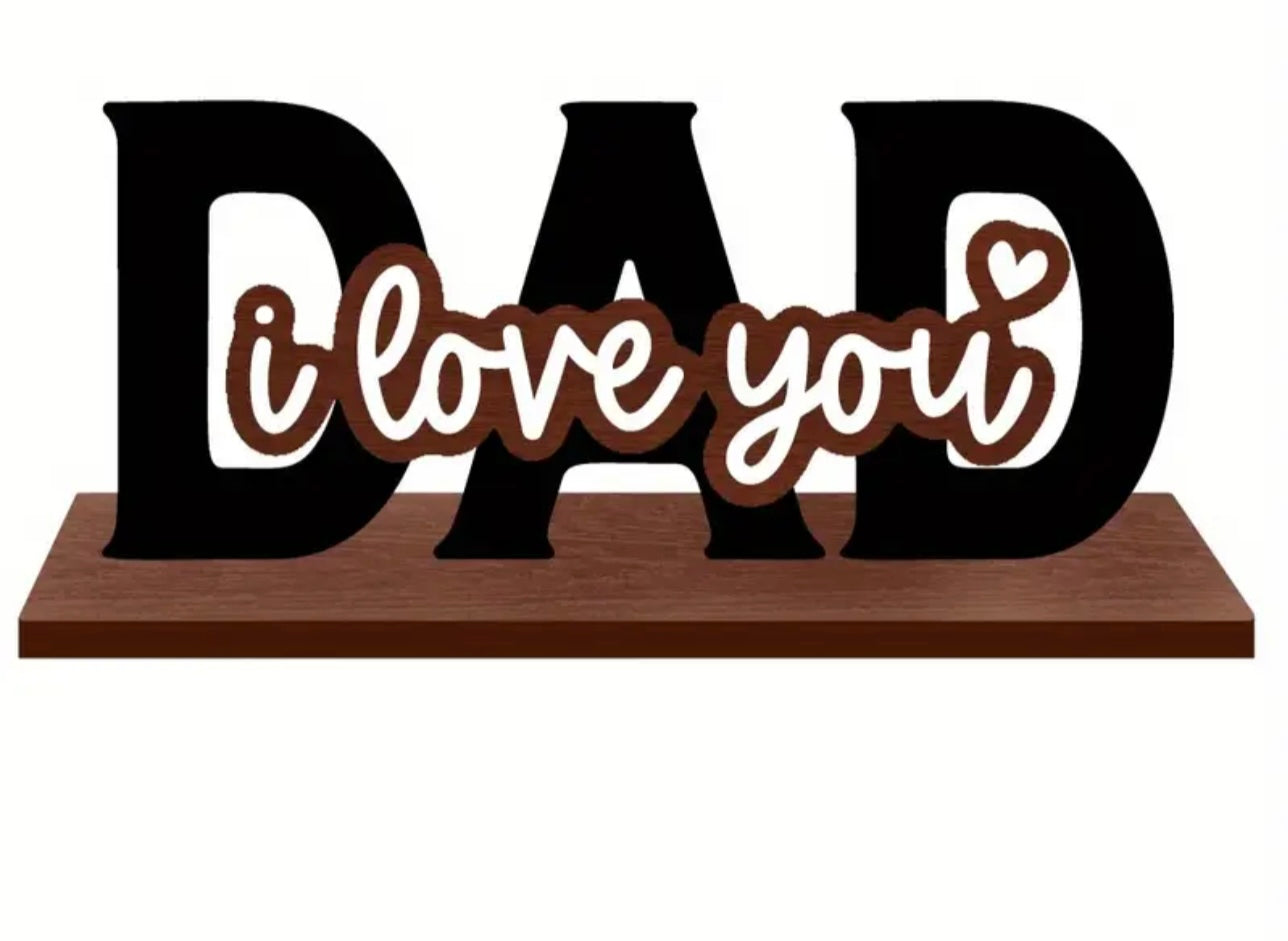 I love you dad ornament 
