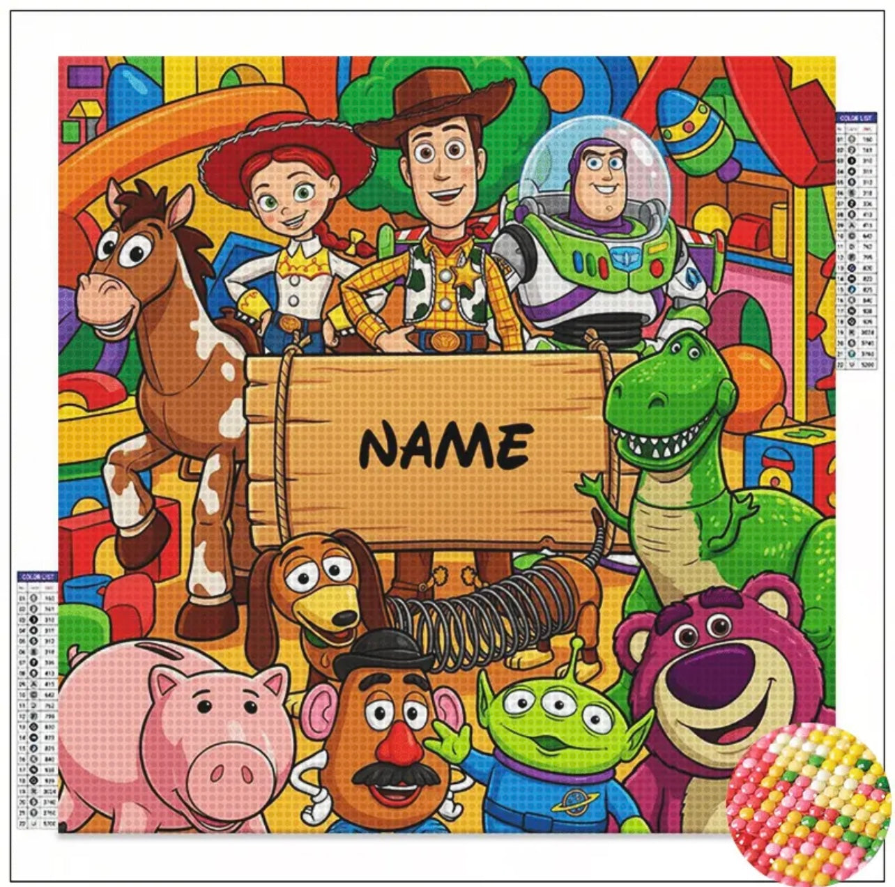 Toy Story Personalised Diamond Art