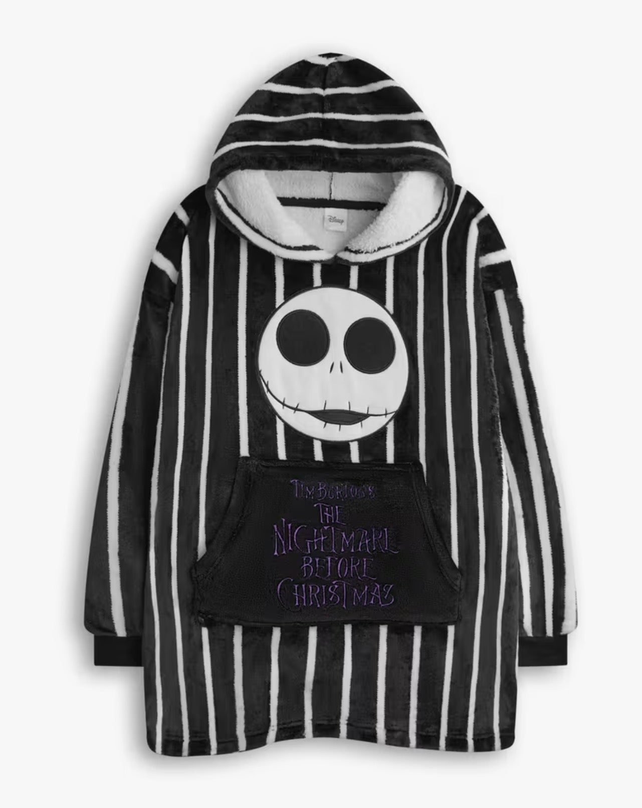 Disney The Nightmare Before Christmas Kids Wearable Blanket Hoodie