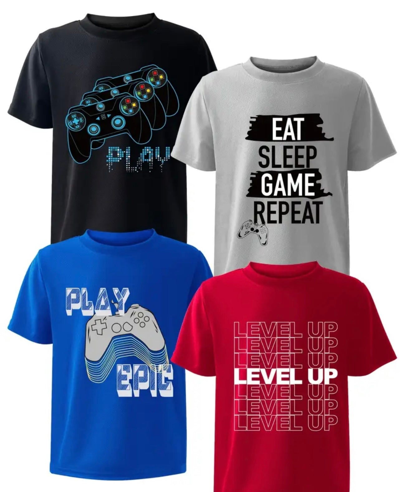 4Pc Gaming T-Shirts