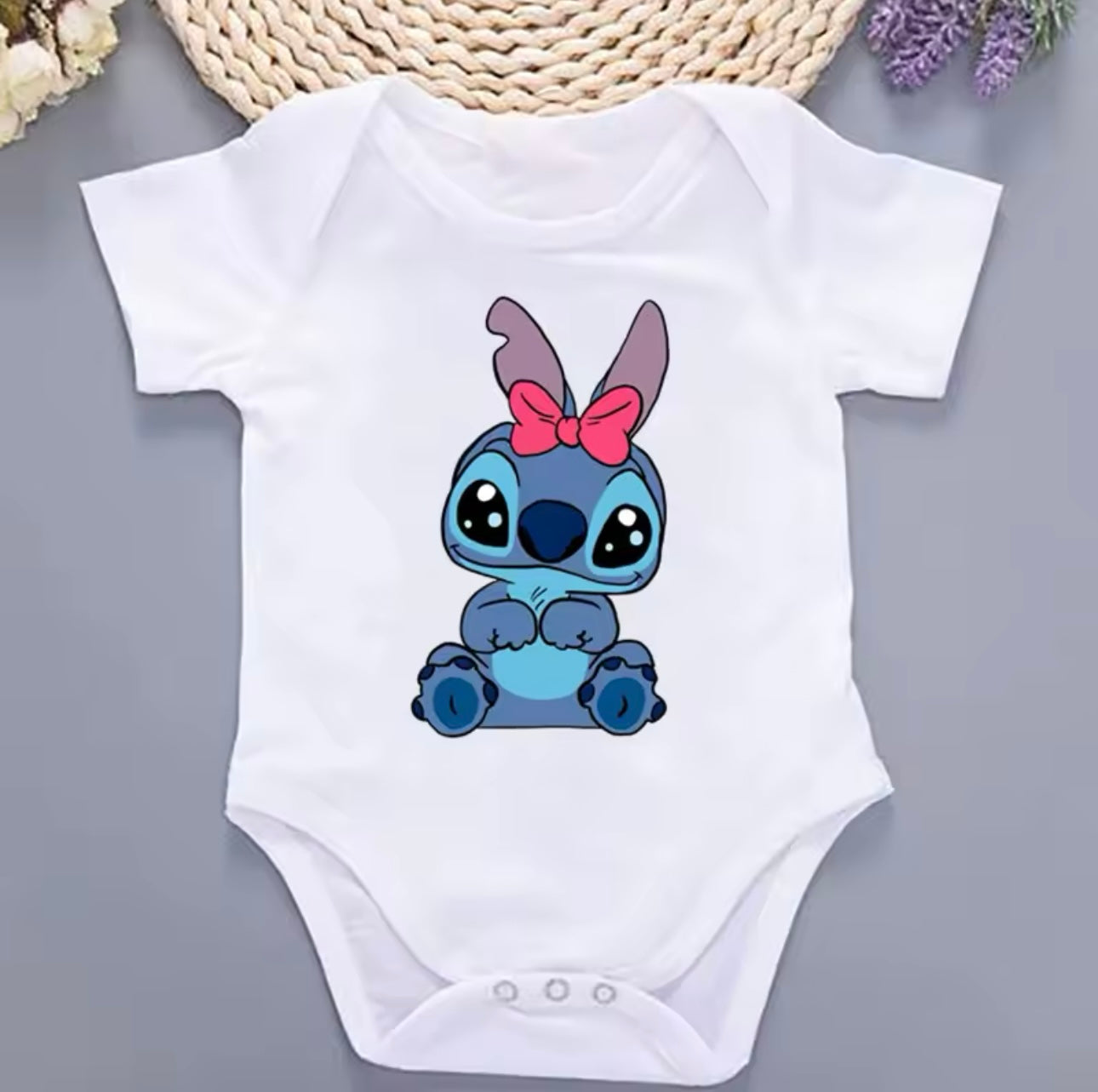 Stitch baby vest