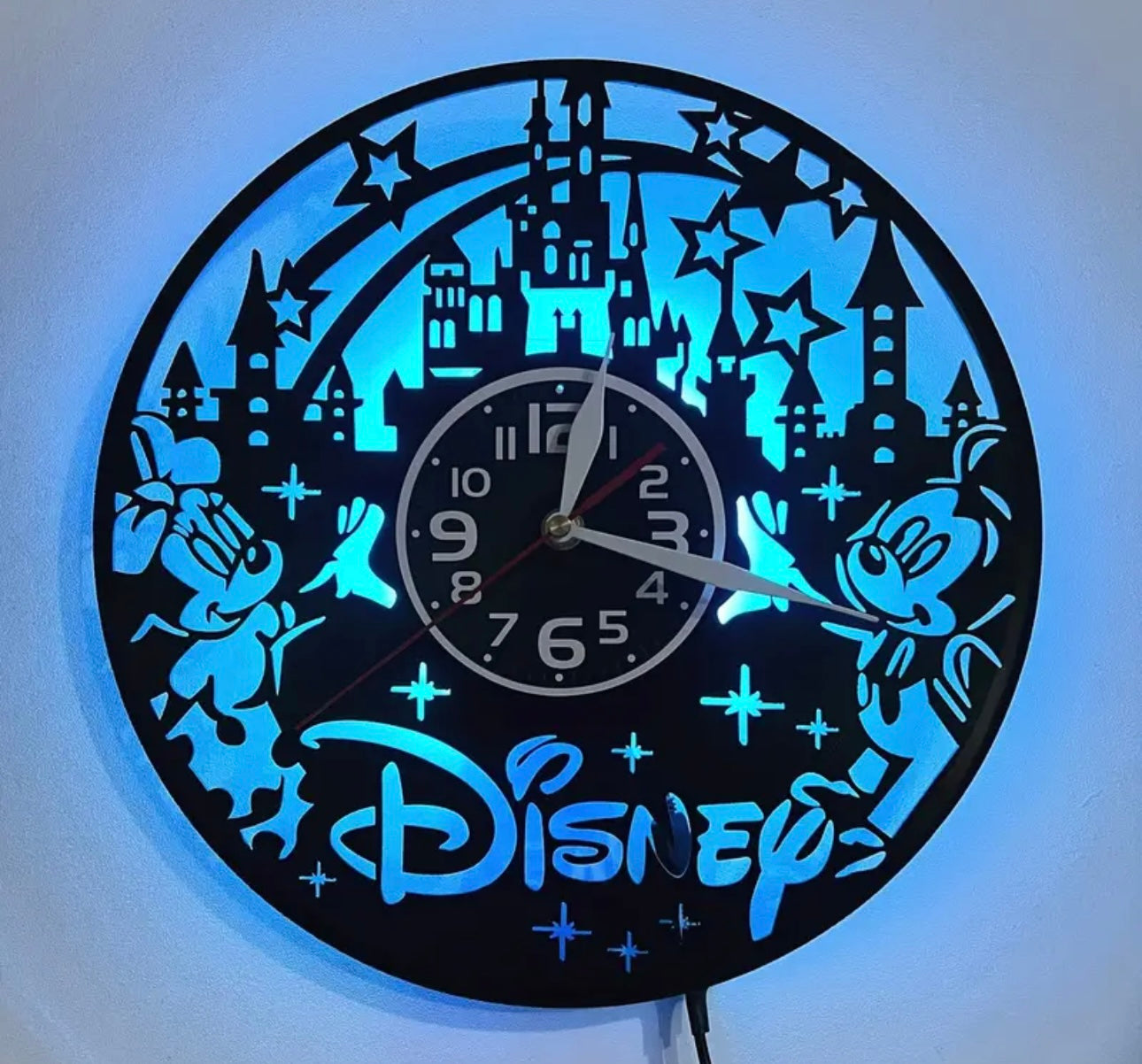 Disney Mickey & Minnie Mouse LED Wall Clock