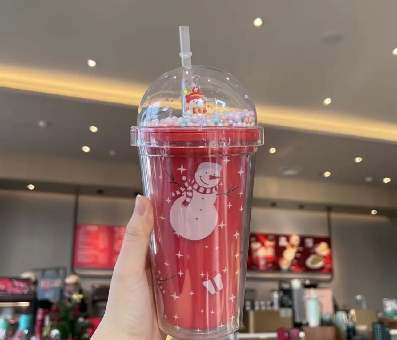 Christmas Themed Double Wall Tumbler