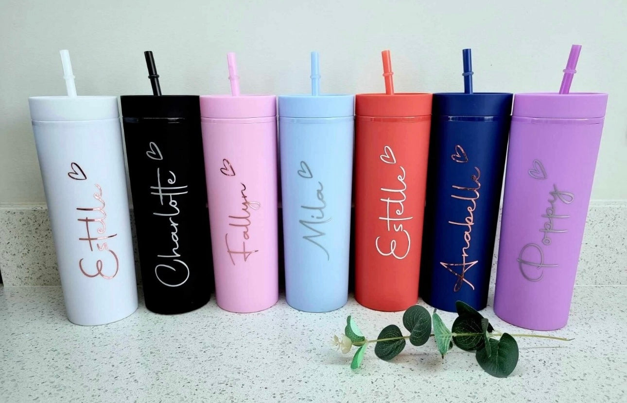 Tall Personalised Skinny Tumbler