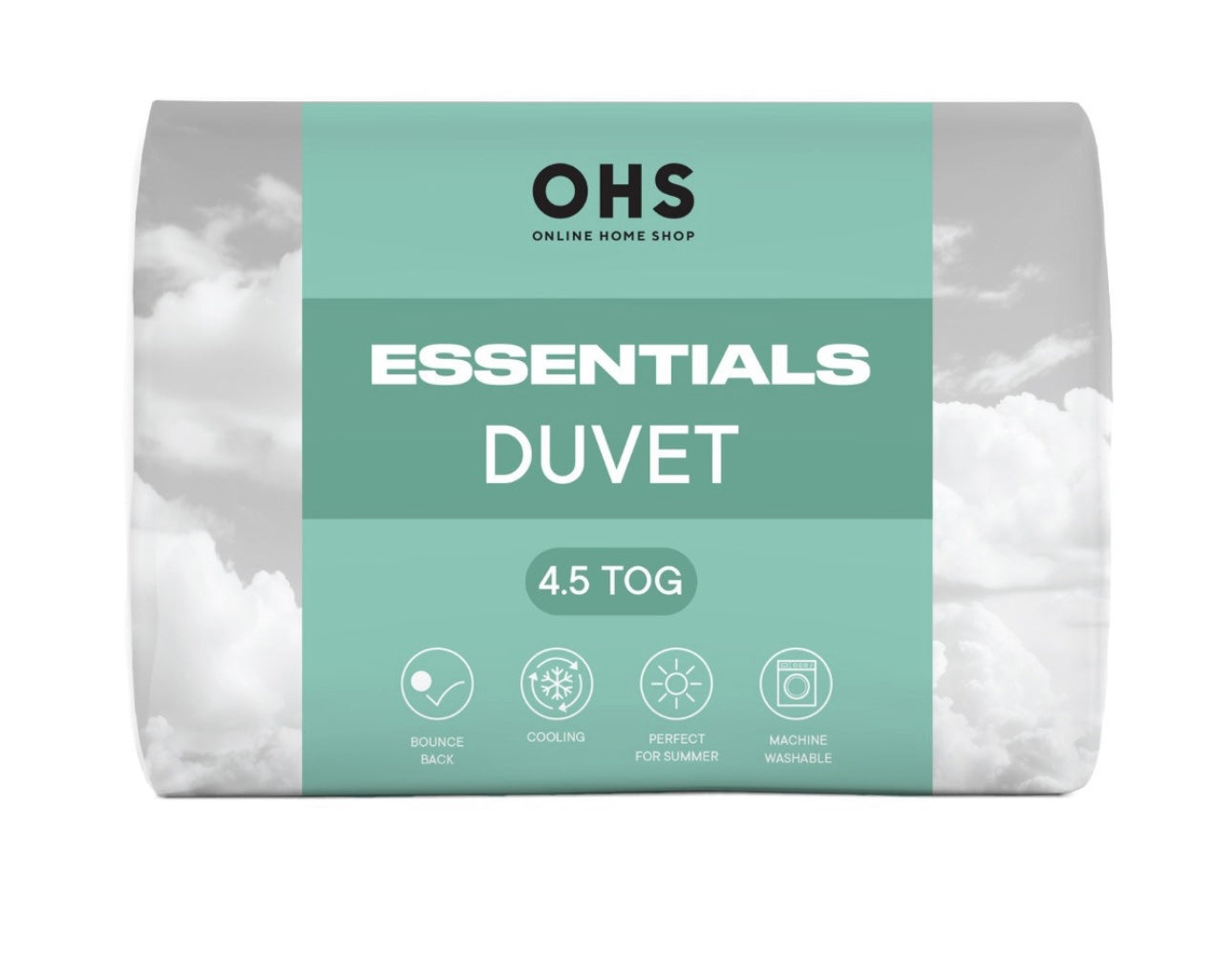 Essentials 4.5 Tog Cool Duvet